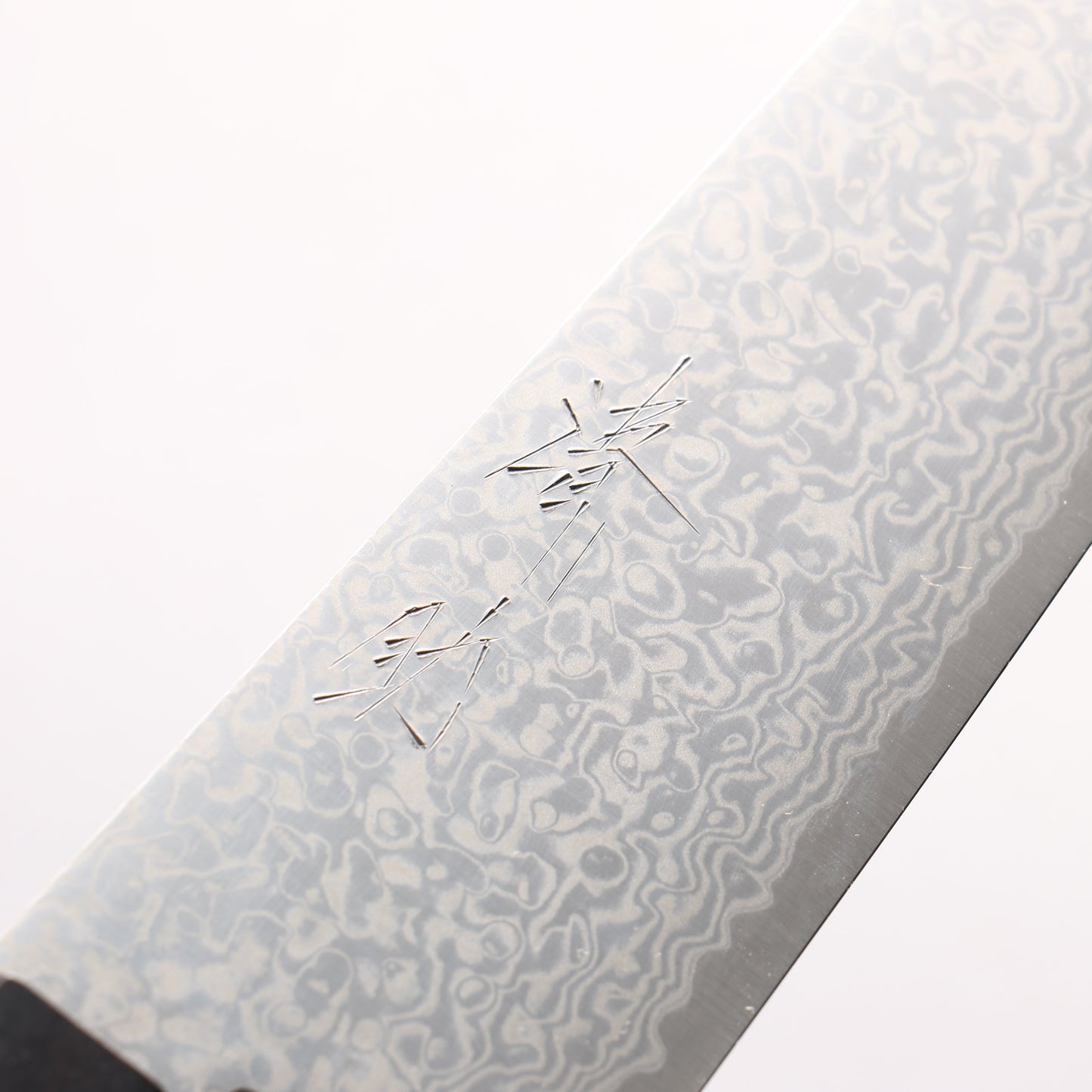 清助 ZDP189 ダマスカス 切付牛刀包丁 210mm 紫檀 (口輪：黒合板)柄