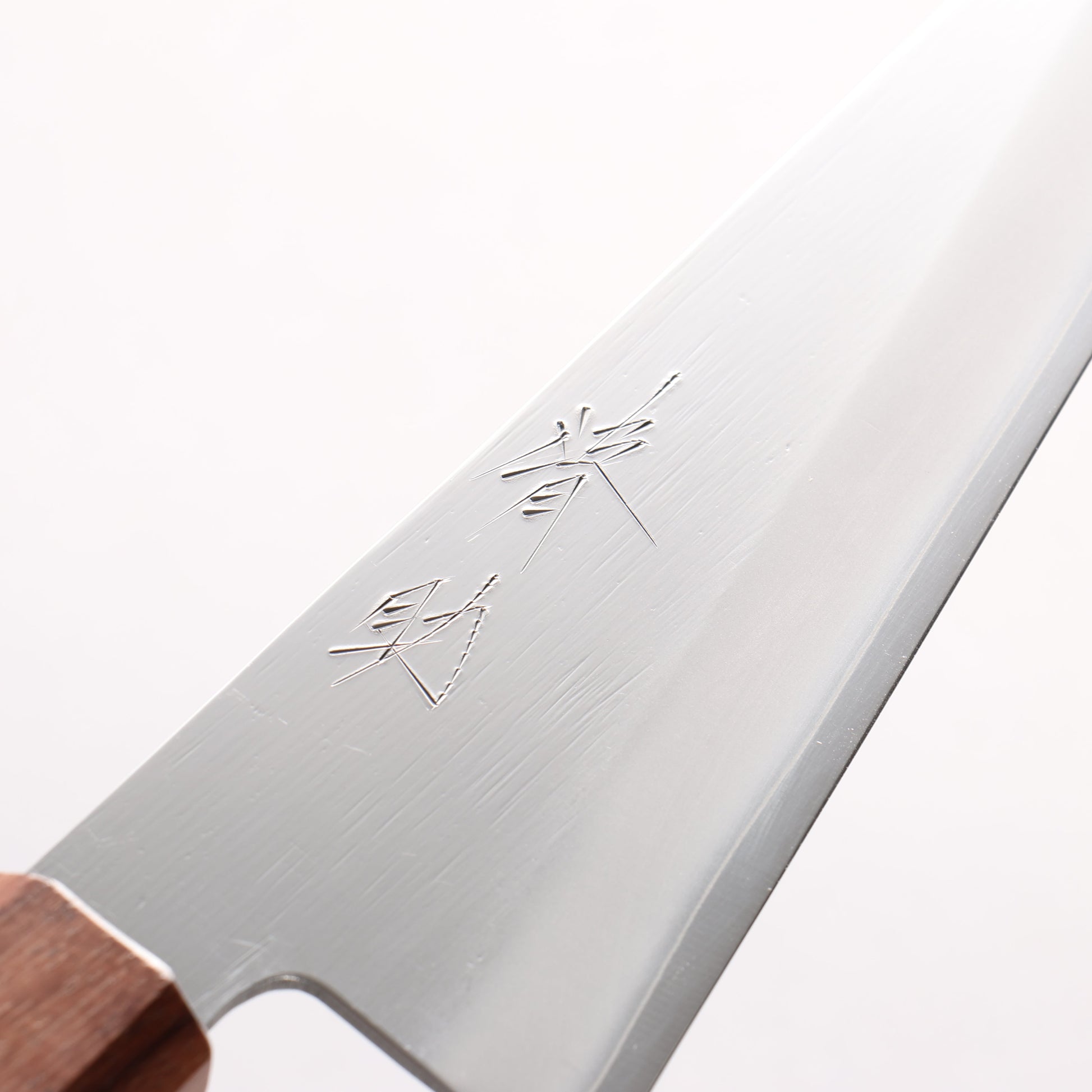 清助 銀三鋼 骨スキ包丁 180mm ウォルナット柄