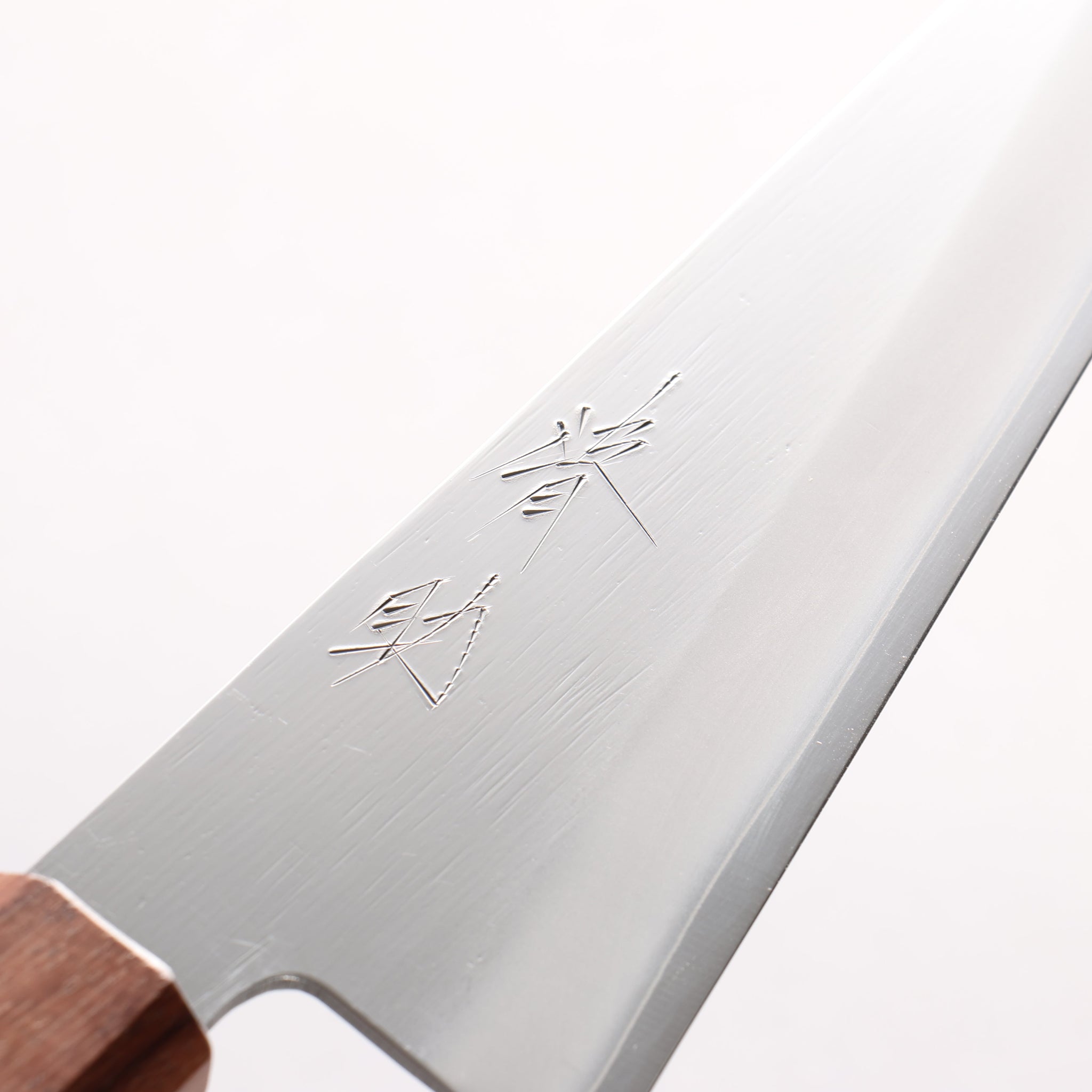 清助 銀三鋼 骨スキ包丁 180mm ウォルナット柄 - 清助刃物