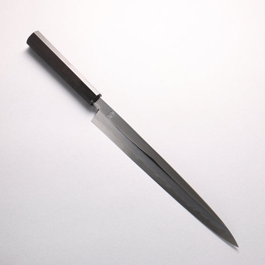 重陽 青一鋼 鏡面仕上げ 柳刃包丁 270mm 黒檀 (口輪：黒水牛)柄 - 清助刃物