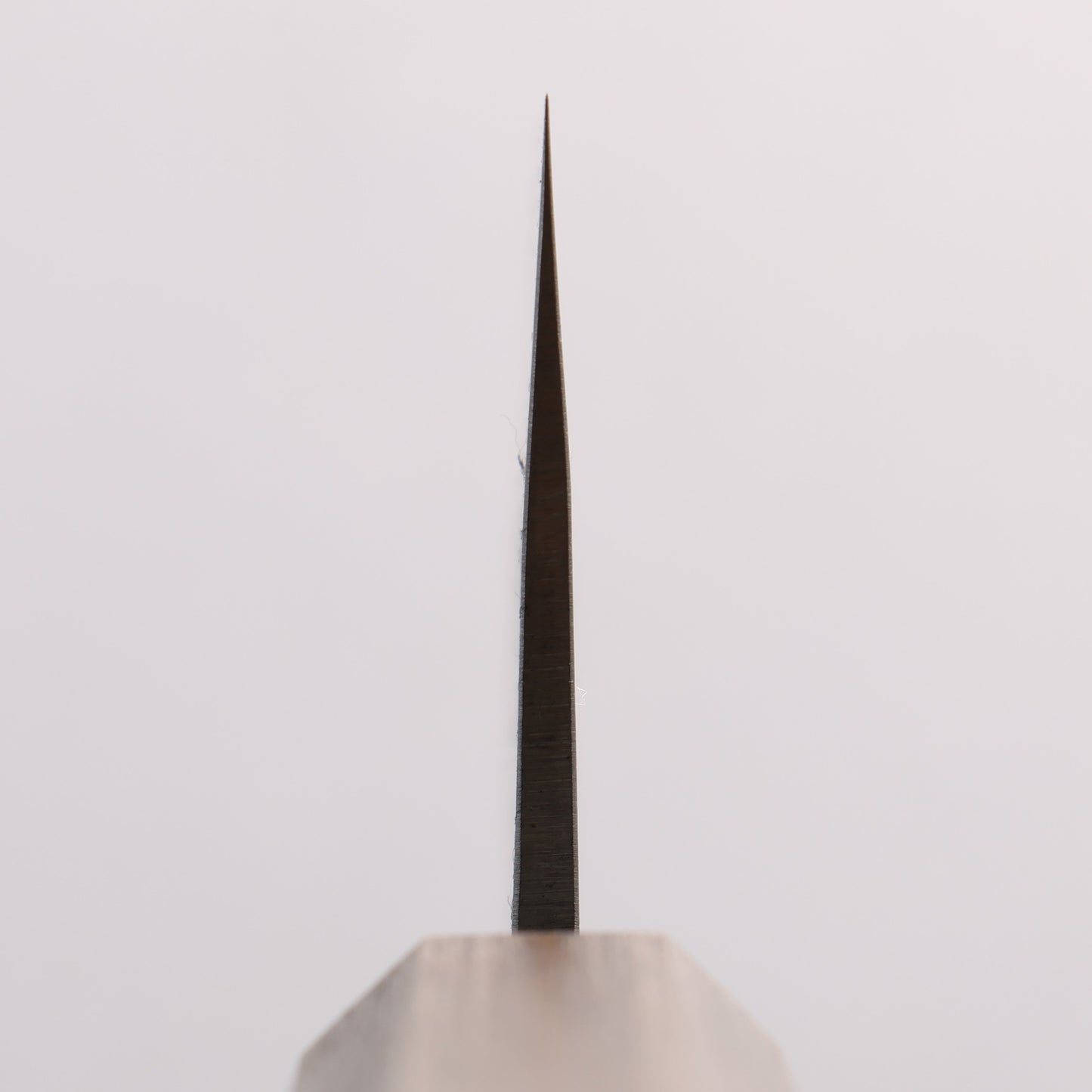 翁流 SLD鋼 梨地 小文化包丁 125mm 樫　（煙黒）柄