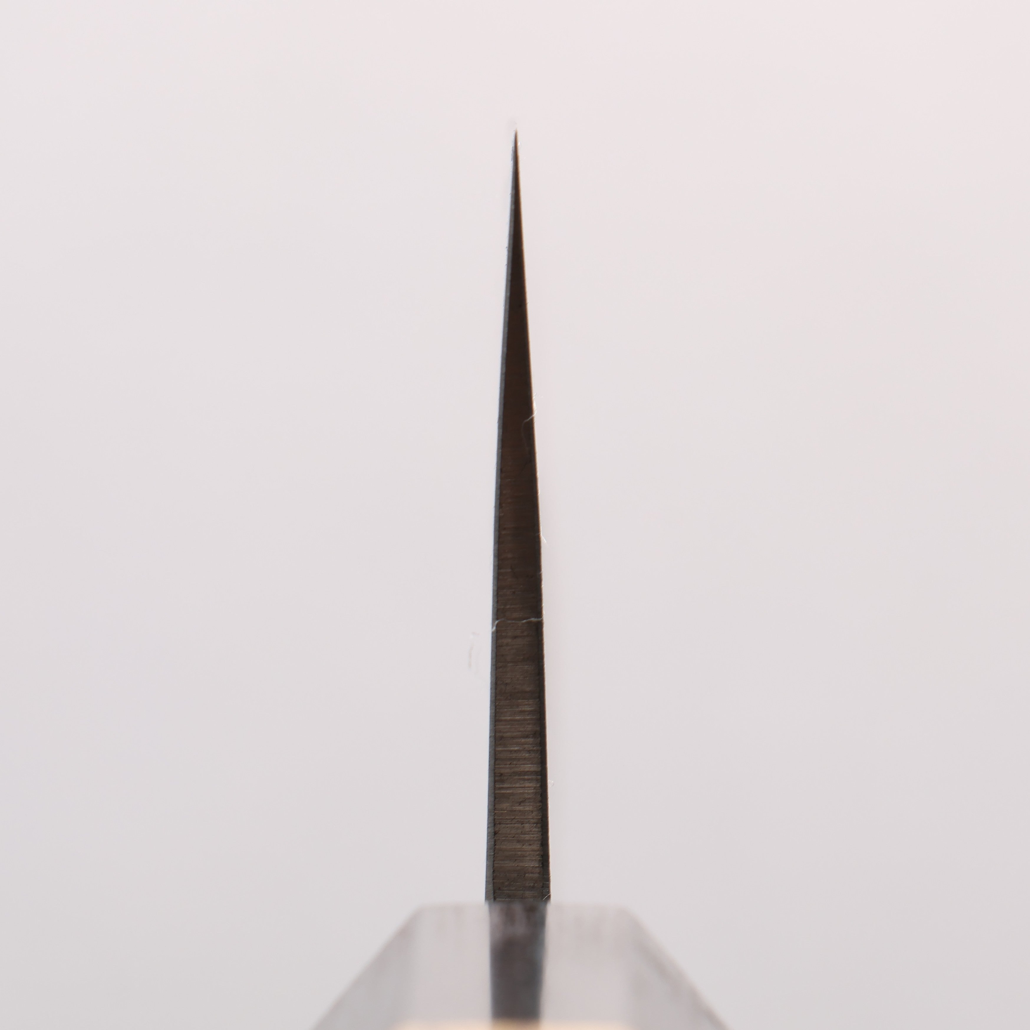 翁流 SLD鋼 梨地 小文化包丁 125mm ケヤキ (口輪：黒合板)柄 - 清助刃物