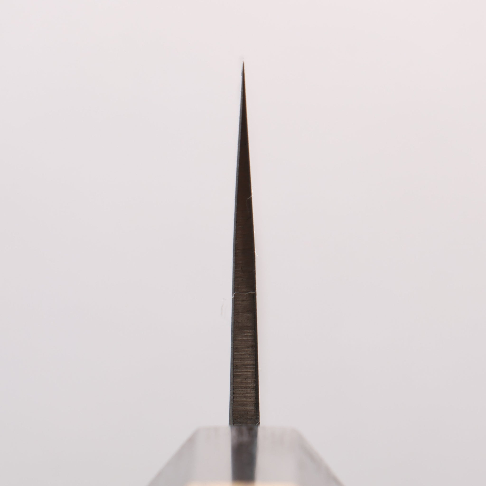 翁流 SLD鋼 梨地 小文化包丁 125mm ケヤキ (口輪：黒合板)柄 - 清助刃物
