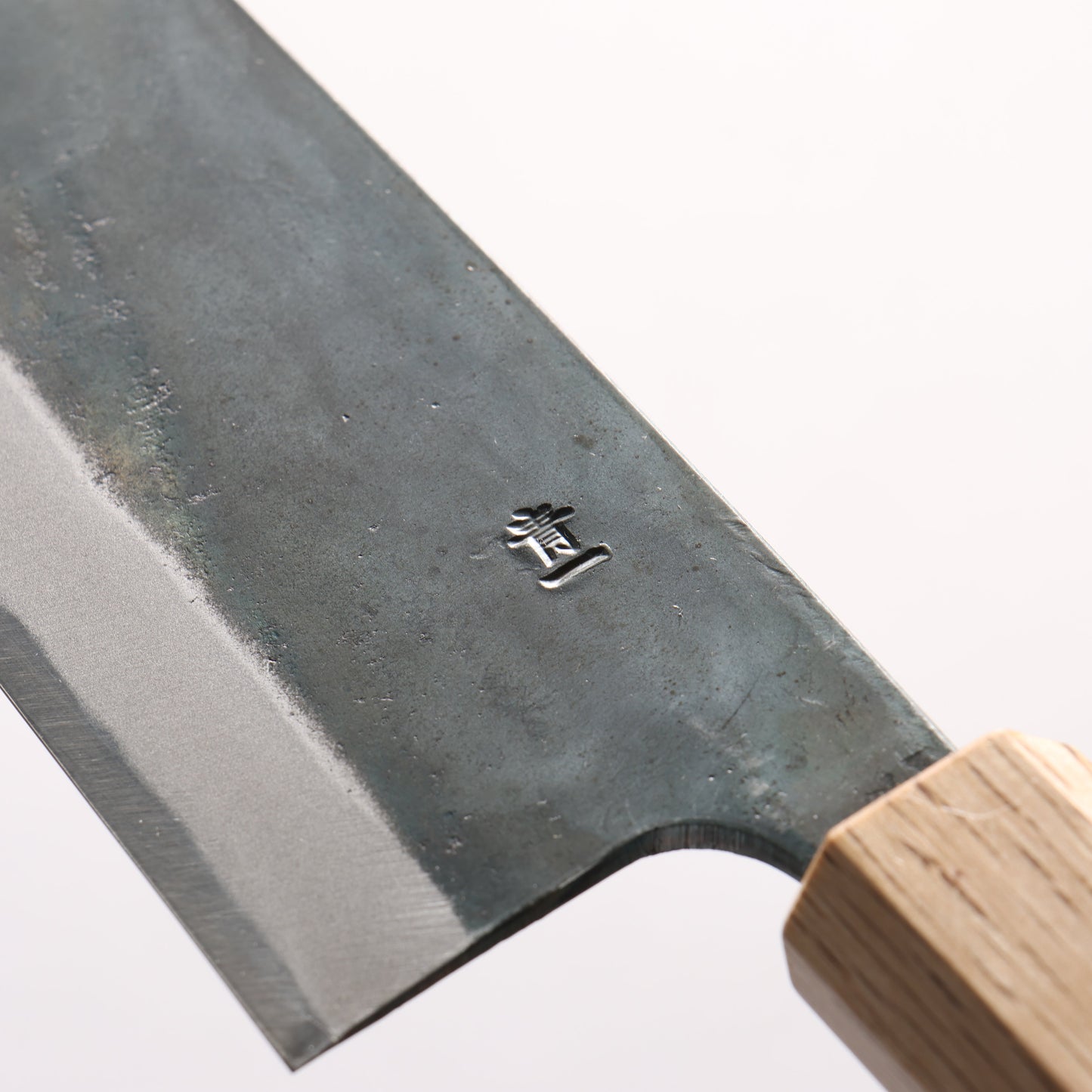 清助 青一鋼 黒仕上げ 切付牛刀包丁 240mm 紫檀　(口輪：樫)柄