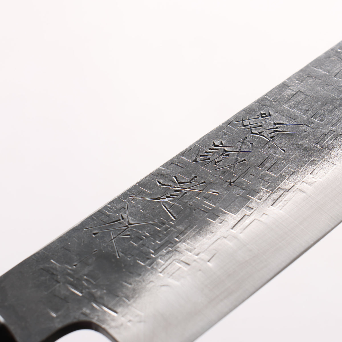田中 誠貴 青ニ鋼 黒仕上げ 鎚目(角) 小三徳包丁 150mm ウォルナット柄