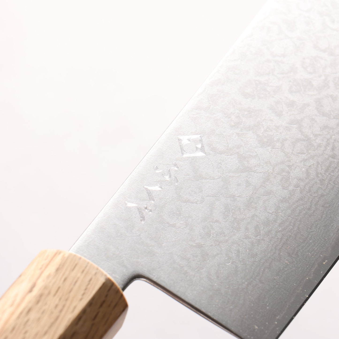 ふくべ V金10号 16層ダマスカス 菜切包丁 170mm パープルハート柄