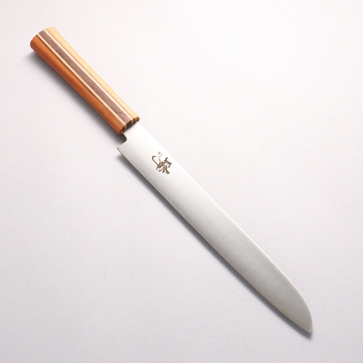 田中 誠貴 瞬（まじろ） 銀三鋼 パン切り包丁 240mm 楓桜ウォルナット柄