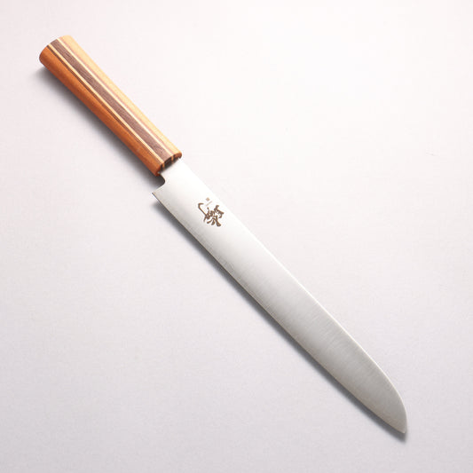 田中 誠貴 瞬（まじろ） 銀三鋼 パン切り包丁 240mm 楓桜ウォルナット柄