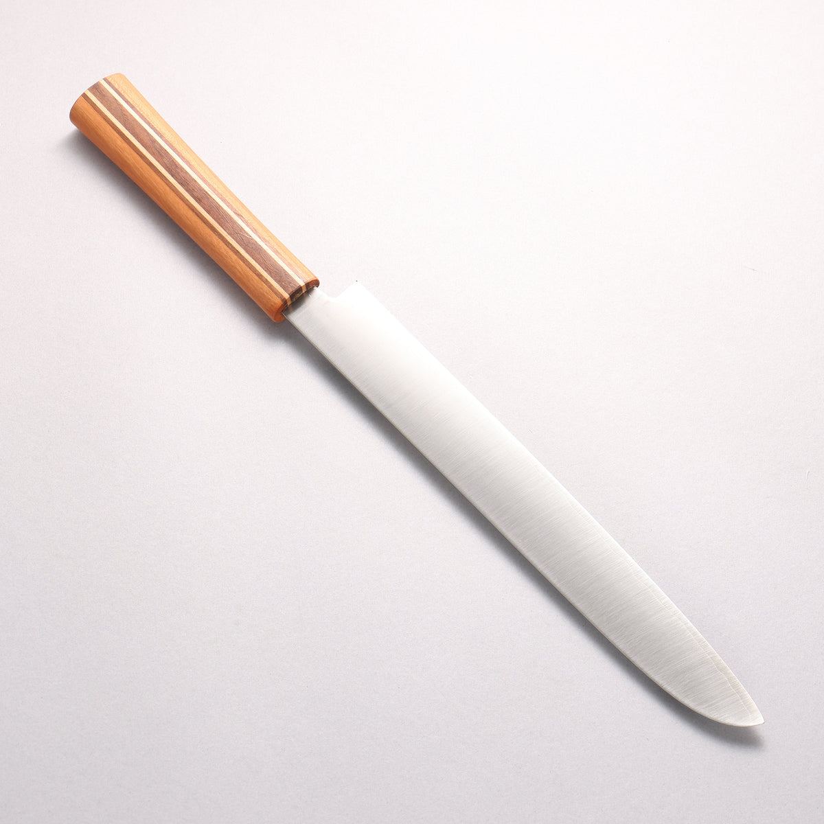 田中 誠貴 瞬（まじろ） 銀三鋼 パン切り包丁 240mm 楓桜ウォルナット柄
