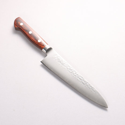 寛丈 SG2 鎚目 牛刀包丁 180mm マホガニー柄 - 清助刃物