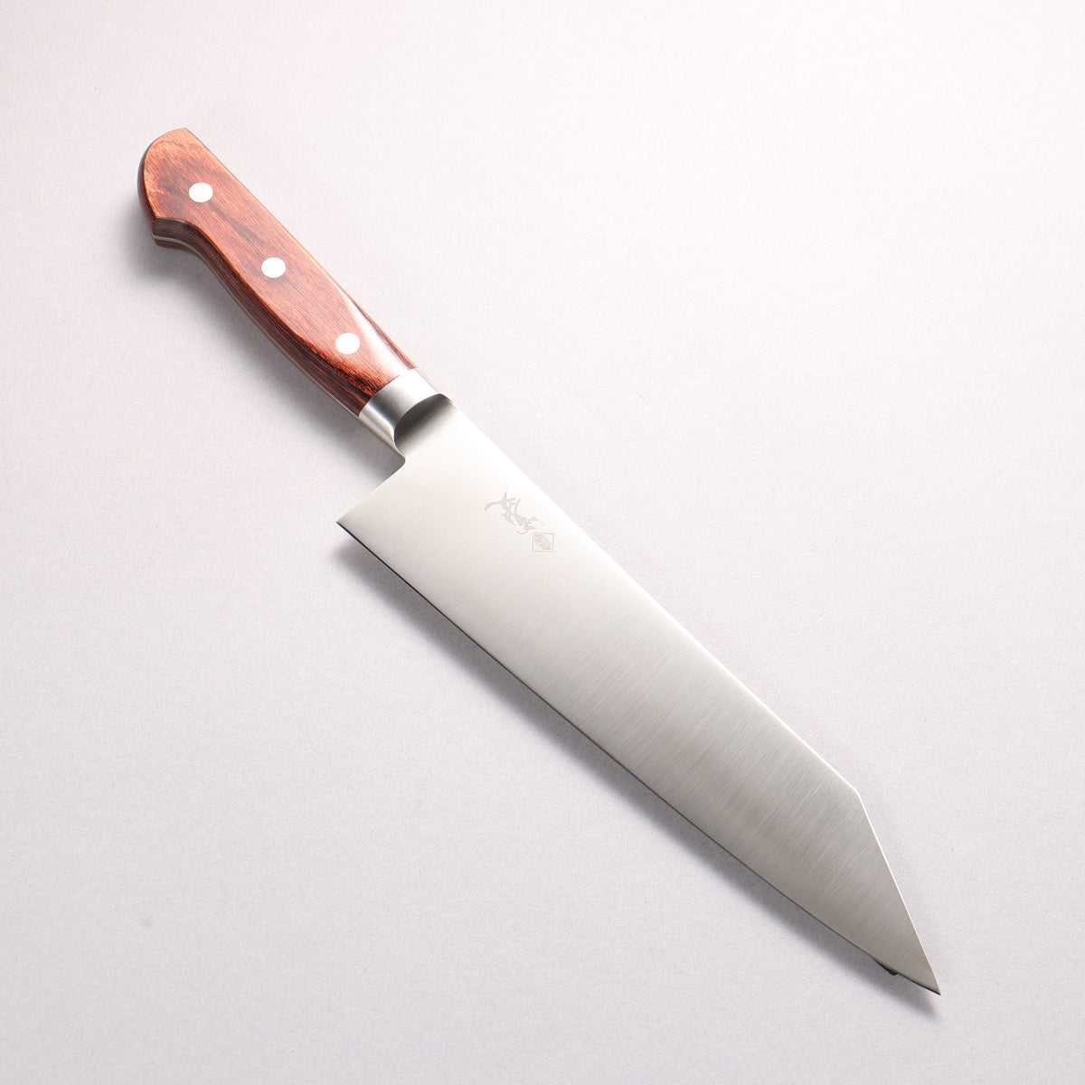 寛丈 V金10号 切付牛刀包丁 210mm マホガニー柄