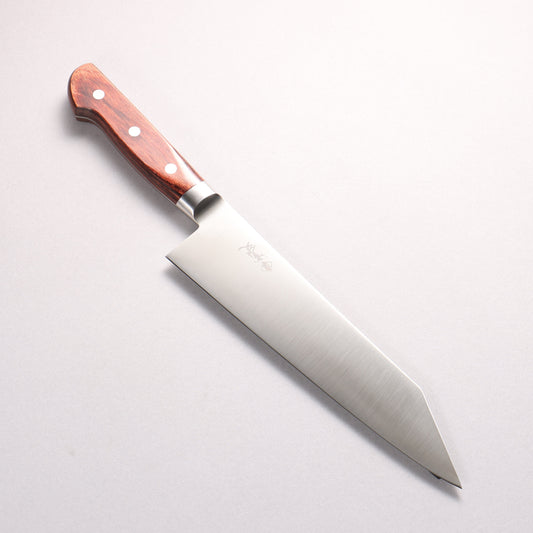 寛丈 V金10号 切付牛刀包丁 210mm マホガニー柄 - 清助刃物