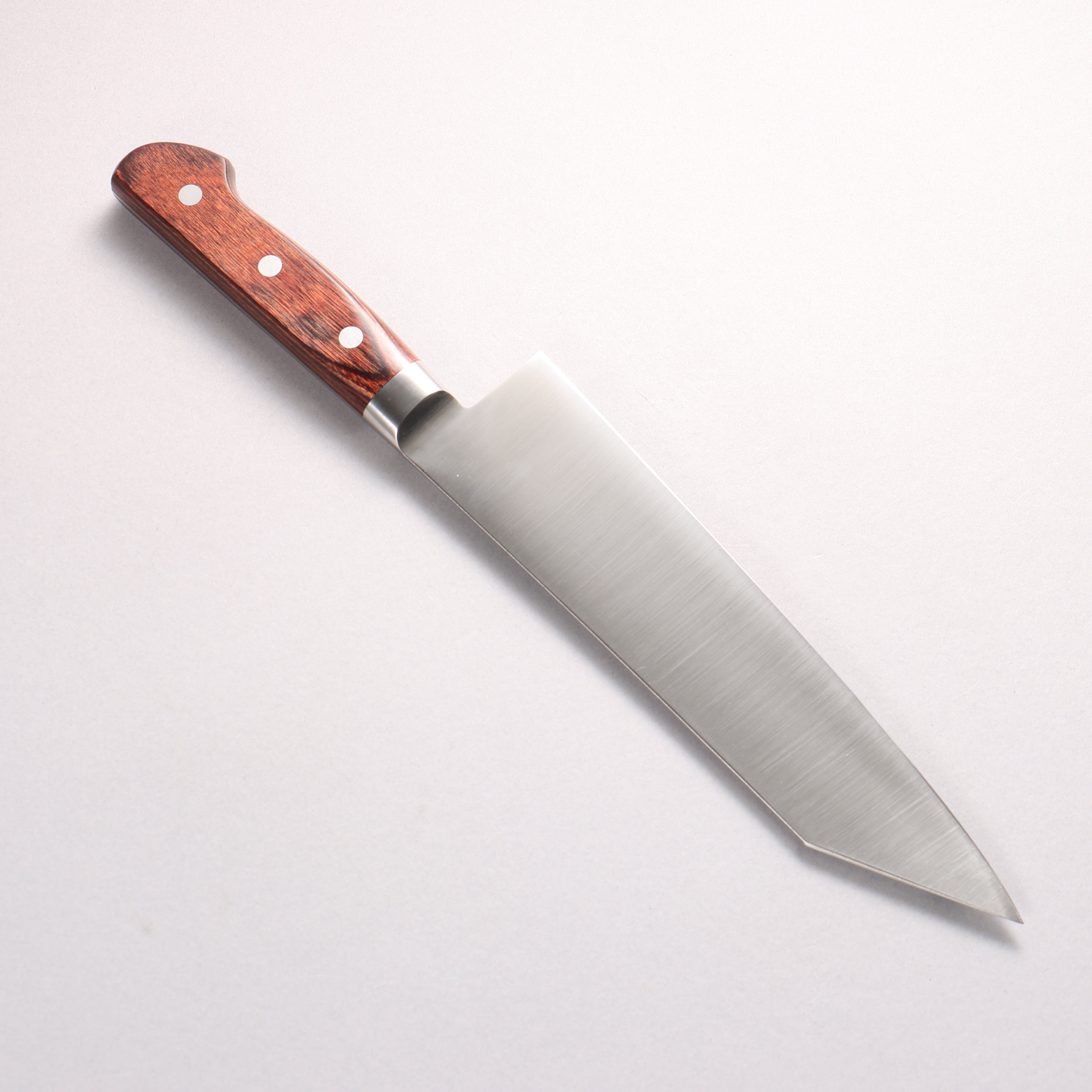 寛丈 V金10号 切付牛刀包丁 210mm マホガニー柄 - 清助刃物