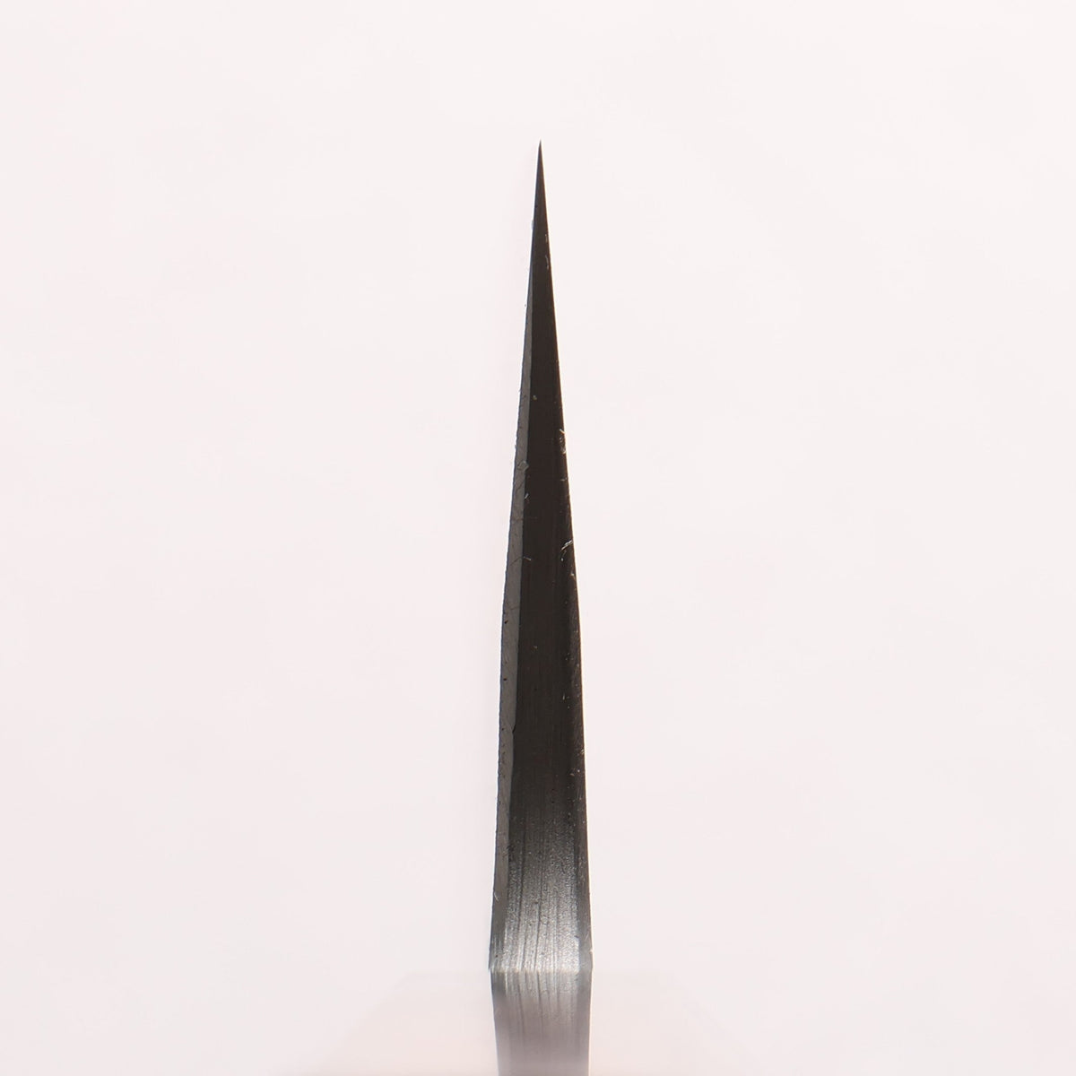 山本 直 銀三鋼 梨地 三徳包丁 165mm ウォルナット (口輪：黒水牛角)柄