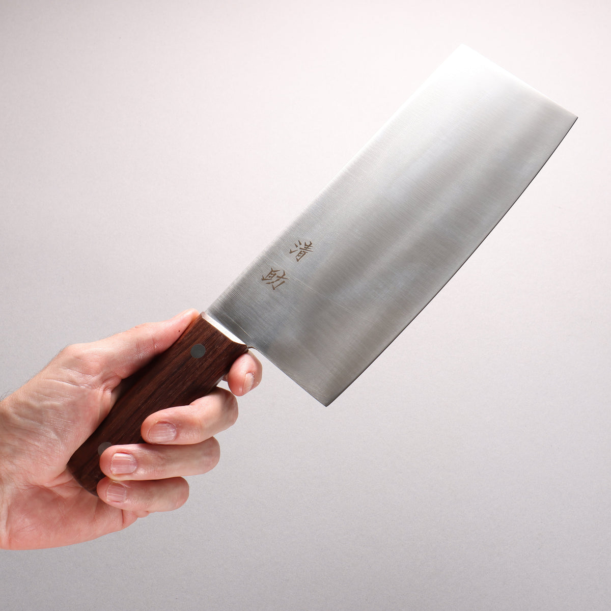 清助 モリブデン鋼（MOL） 中華包丁 220mm 茶合板柄