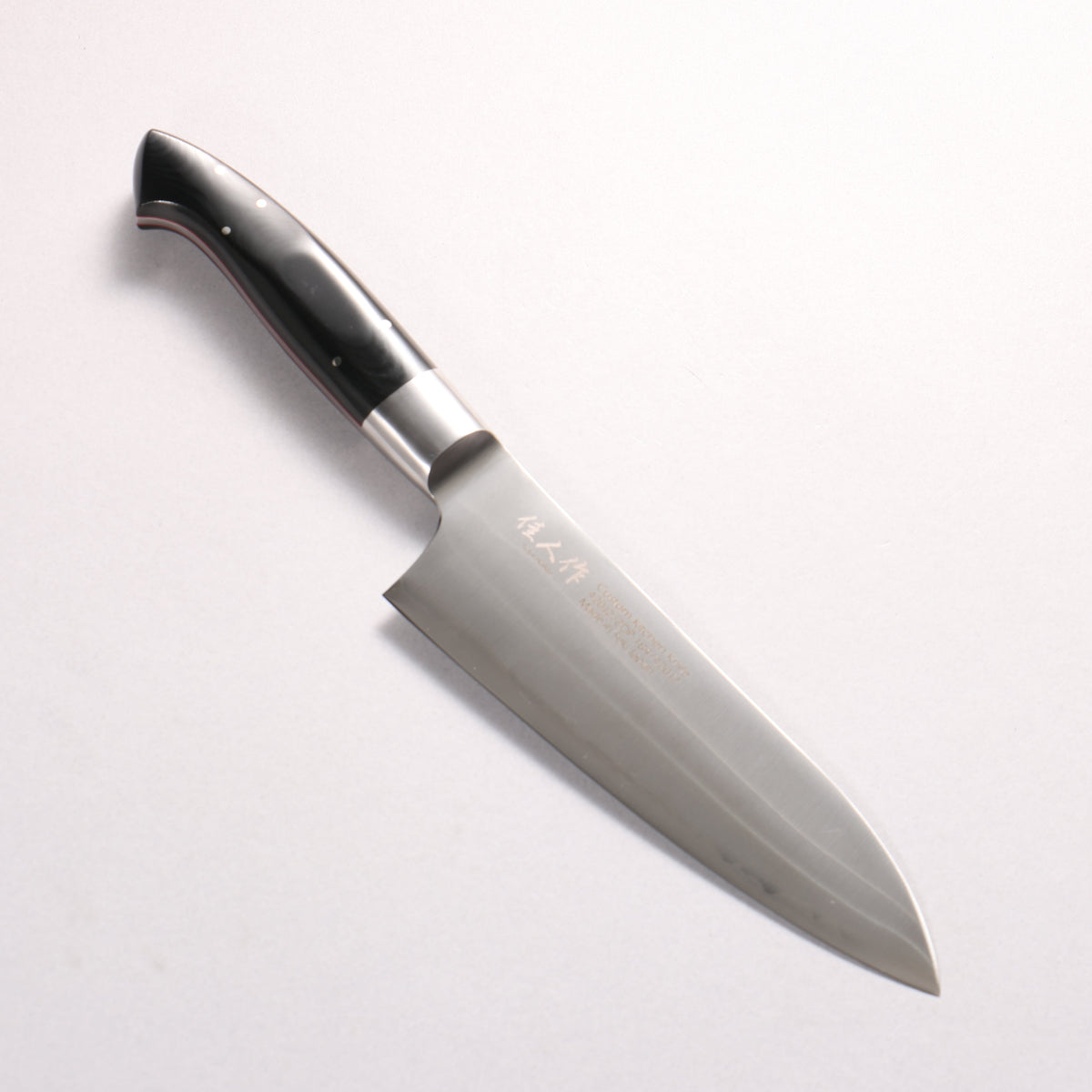佳人 ZDP189 3層 三徳包丁 165mm リネンマイカルタ柄