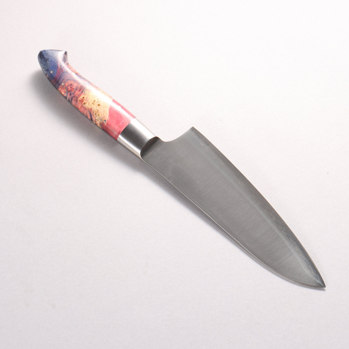 佳人 ZDP189 3層 三徳包丁 165mm スタビライズドウッド柄