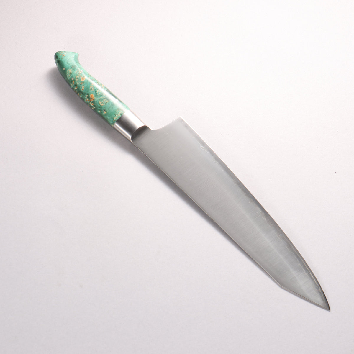 佳人 ZDP189 3層 切付牛刀包丁 240mm スタビライズドウッド柄