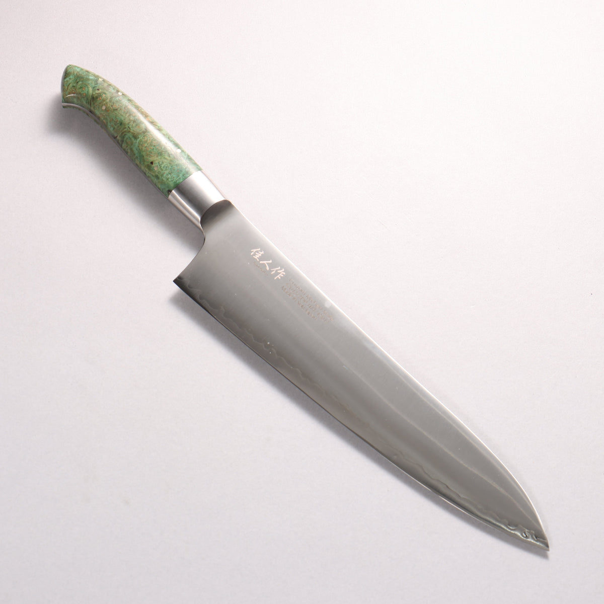 佳人 ZDP189 3層 牛刀包丁 240mm スタビライズドウッド柄