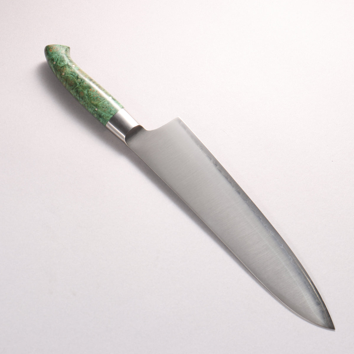 佳人 ZDP189 3層 牛刀包丁 240mm スタビライズドウッド柄