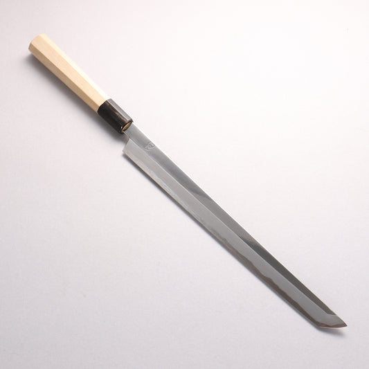 重陽 青一鋼 鏡面仕上げ 先丸蛸引包丁 300mm 朴柄 - 清助刃物