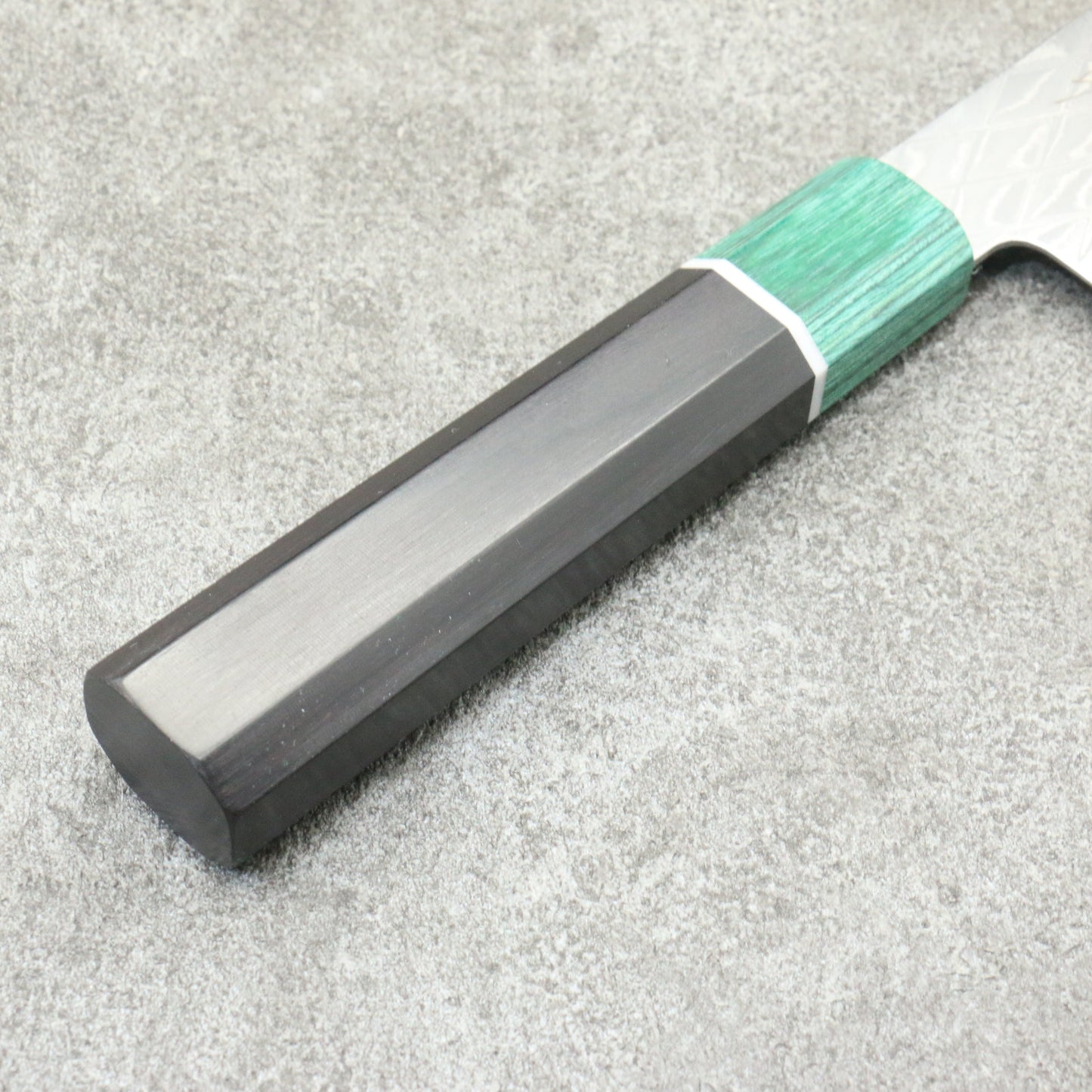 清助 AUS10 ミラークロス 切付牛刀包丁 和包丁 210mm 黒合板柄 - 清助刃物