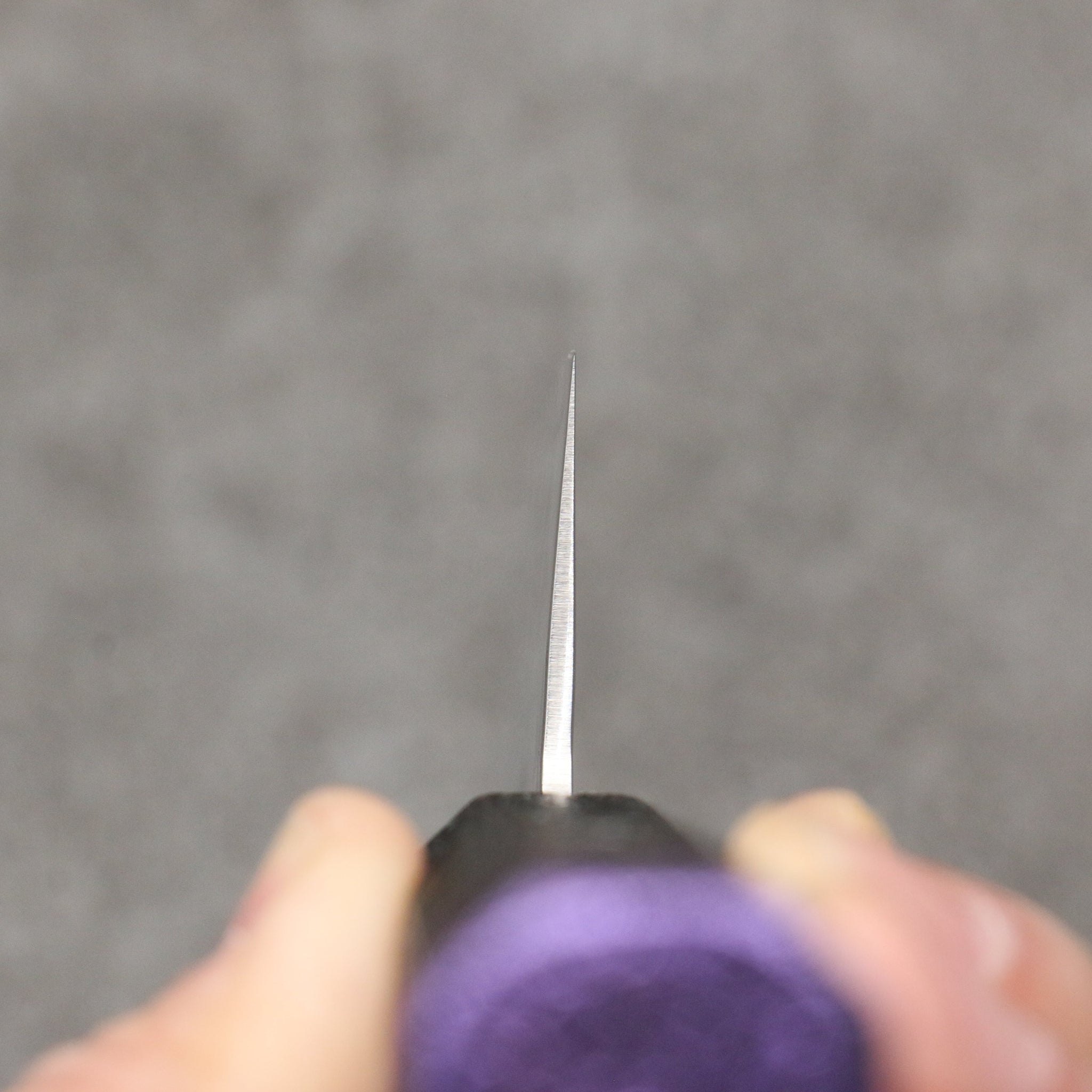 堺 孝行 琳凰 VG10 33層 ダマスカス 三徳包丁 和包丁 170mm 漆塗パープル柄 - 清助刃物