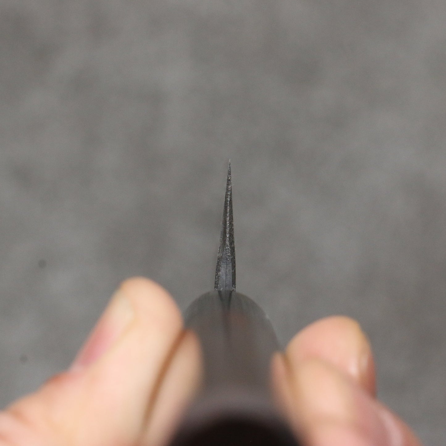 山本 直 青紙 黒打 ペティーナイフ 和包丁 135mm 紫檀 (口輪：黒合板)柄 - 清助刃物