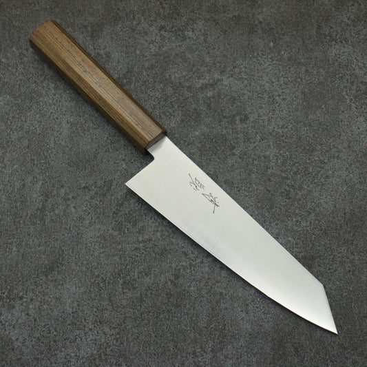 清助 ステンレス鋼 切付三徳包丁 180mm 灰檀柄 - 清助刃物