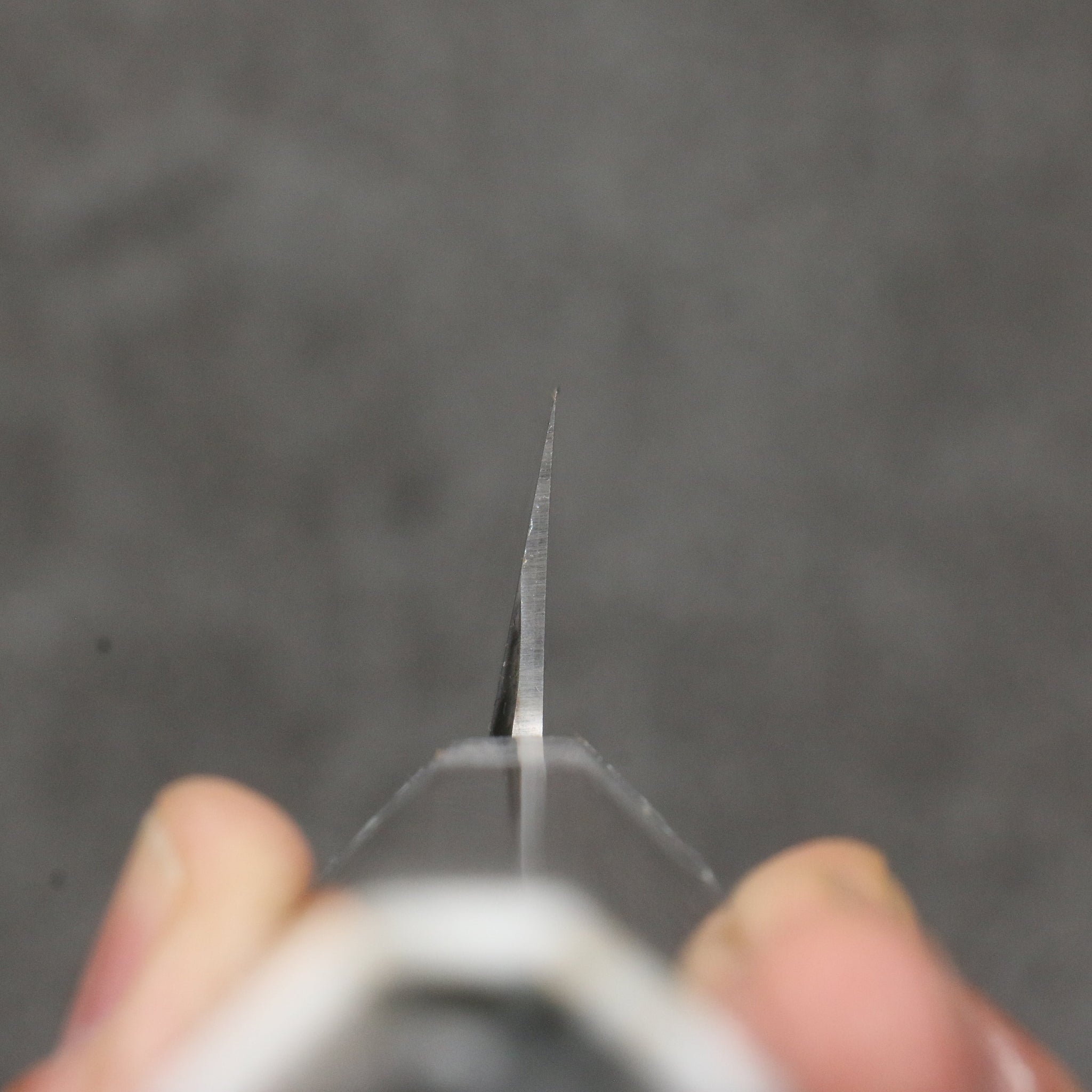 堺 孝行 シェフシリーズ 銀三鋼 ムキ物包丁 180mm スタビライズドウッド (両輪:白)柄 鞘付き - 清助刃物