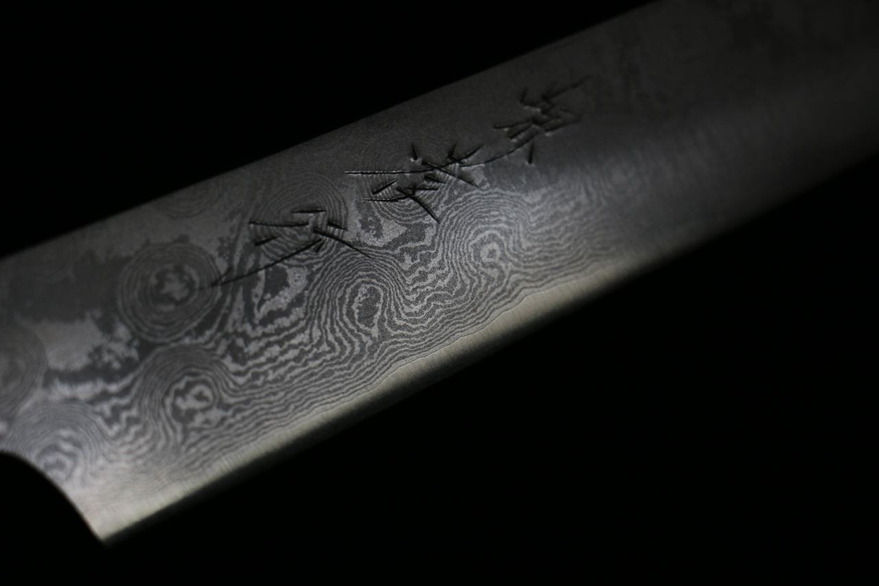 堺 孝行 銀三鋼 ダマスカス 剣型柳刃包丁 270mm – 清助刃物