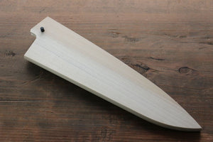 朴鞘 梨地牛刀包丁用  黒合板ピン付き 210mm - 清助刃物