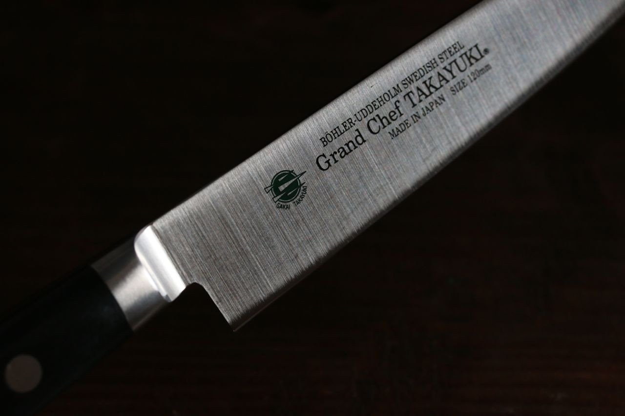 堺 孝行 グランドシェフ スウェーデン鋼 ペティーナイフ  150mm - 清助刃物