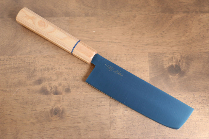 清助 SK-85鋼 イオンプレーティング 菜切包丁  160mm ホワイトウッド柄