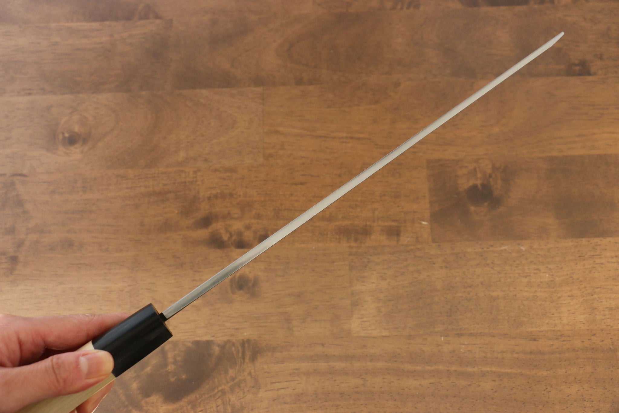 堺 孝行 霞研 白鋼 骨切包丁(鱧切り)  270mm - 清助刃物