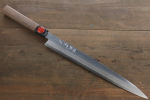田中 誠貴 銀三鋼 柳刃包丁 和包丁 300mm ウォルナット柄 - 清助刃物