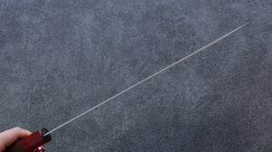 加藤 義実 水面 R2/SG2 鎚目 筋引包丁 和包丁 270mm 紫檀 (口輪：赤合板)柄 - 清助刃物