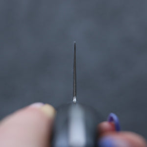 清助 波 AUS10 鏡面仕上げ ダマスカス 牛刀包丁 和包丁 210mm 茶合板柄 - 清助刃物