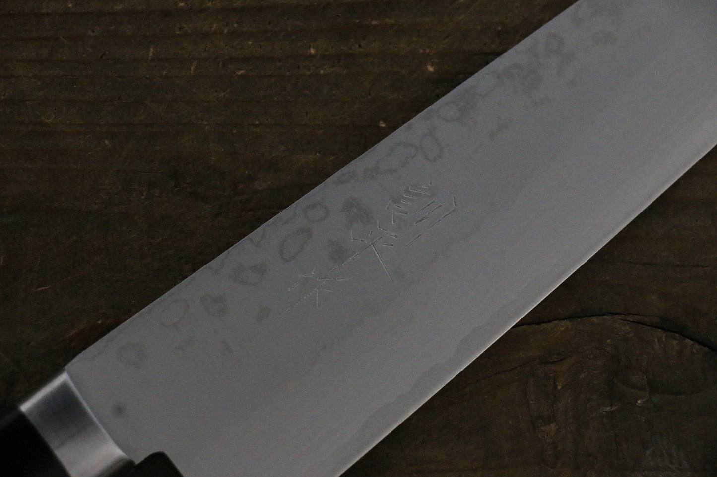 訓平 彩流（さいりゅう） V金10号 ダマスカス 牛刀包丁  180mm 合板柄 - 清助刃物