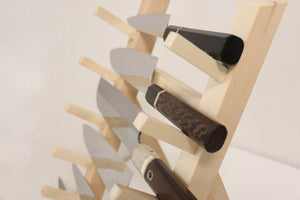 包丁飾り棚 ６段 - 清助刃物