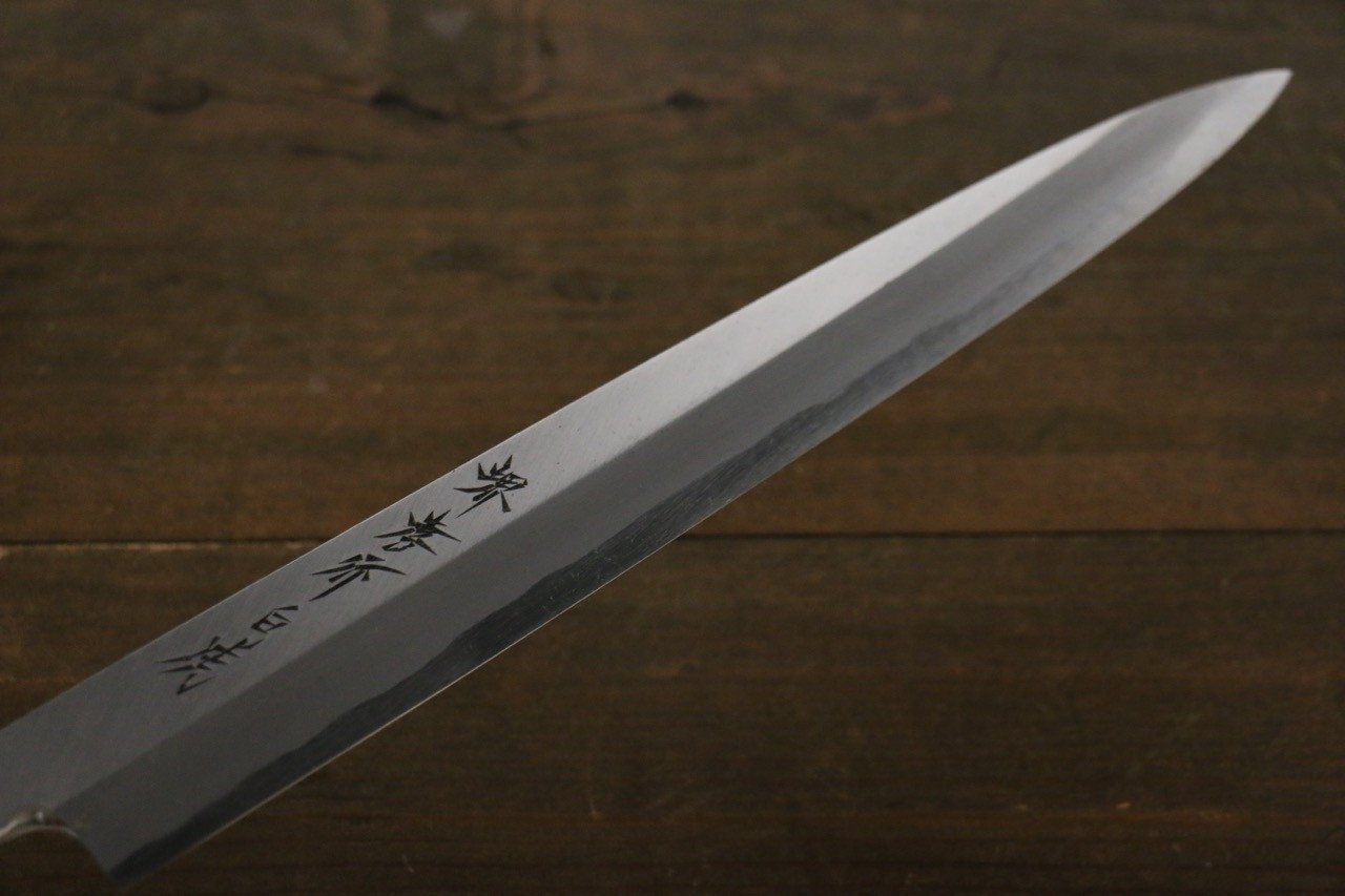 堺 孝行 白虎 白一鋼 柳刃包丁  270mm シャム柿柄 鞘付き - 清助刃物