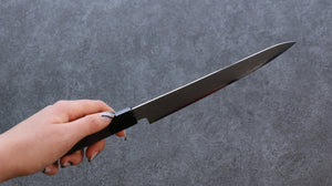 清助 V金10号 ダマスカス ペティーナイフ 和包丁 180mm グレー合板柄 - 清助刃物