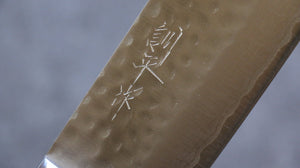 訓平 刻流（こくりゅう） V金10号 鎚目 薄刃包丁 和包丁 165mm マホガニー柄 - 清助刃物