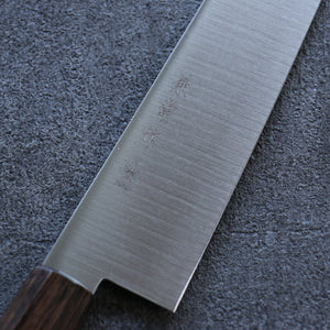兼常 一途 V金10号 牛刀包丁 和包丁 210mm 茶合板柄 - 清助刃物