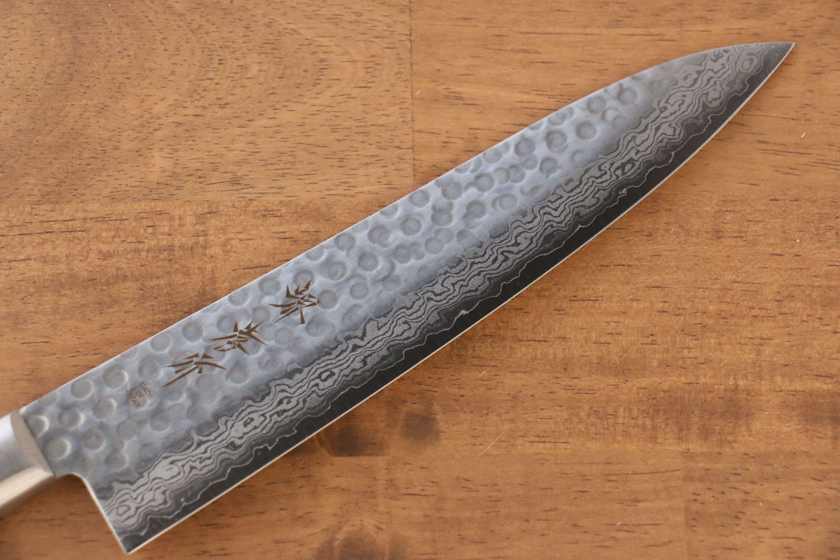 堺 孝行 クキパパ V金10号 17層ダマスカス 牛刀包丁  210mm - 清助刃物