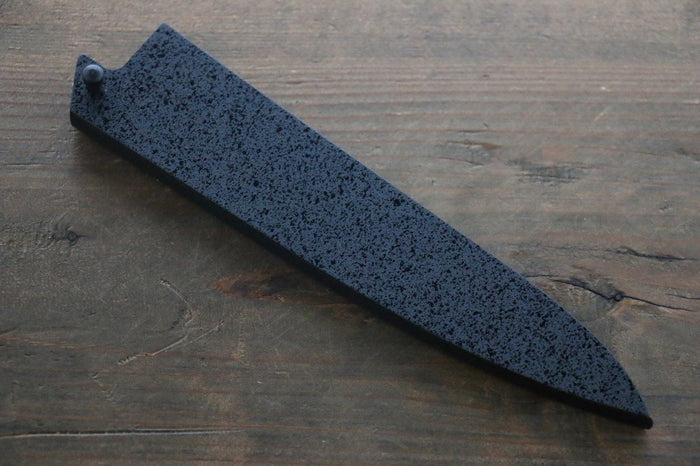 黒石目鞘 ペティナイフ用  黒合板ピン付き 150mm