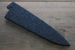黒石目鞘 牛刀包丁用  黒合板ピン付き 180mm - 清助刃物