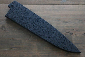 黒石目鞘 牛刀包丁用  黒合板ピン付き 210mm - 清助刃物