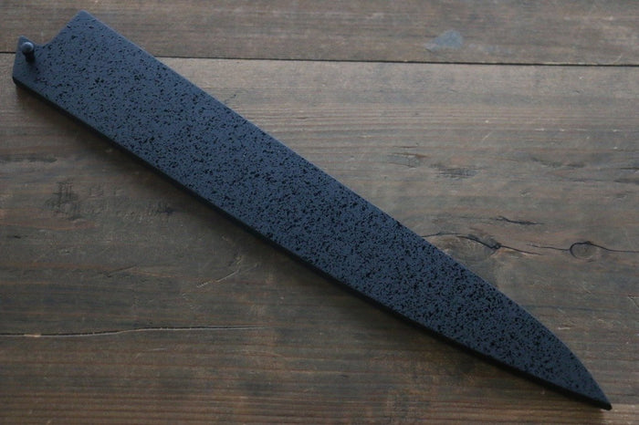 黒石目鞘 筋引包丁用  黒合板ピン付き 240mm