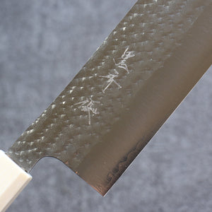 黒崎 優 閃光 鋭 R2/SG2 鎚目 菜切包丁 和包丁 165mm ウォルナット柄 - 清助刃物
